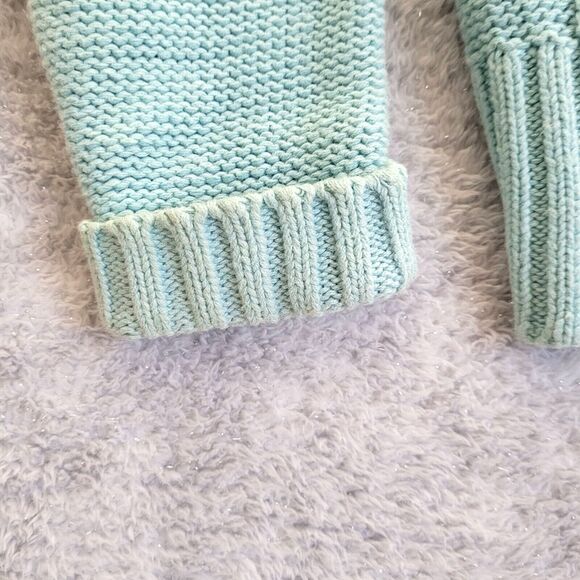 Vintage Hunters Run Cardigan Sweater Womens Large Blue Cable Knit Academia - Picture 4 of 10